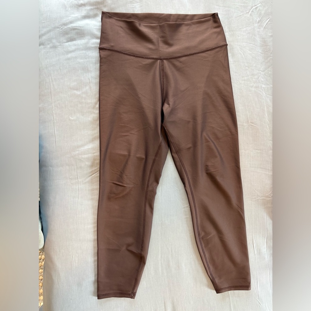 ALO Yoga Brown High-Waist Leggings